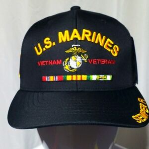 MILITARY  U.S. MARINES VIETNAM VETERAN HAT